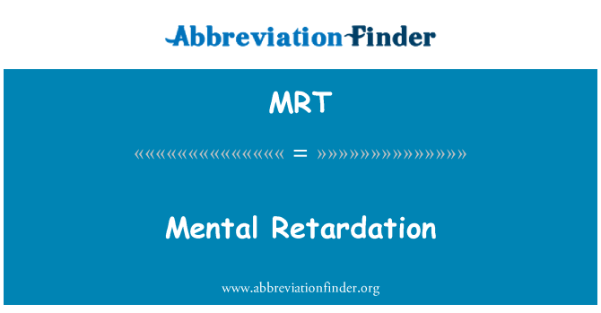 تعريف التخلف العقليDefinition of Mental Retardation