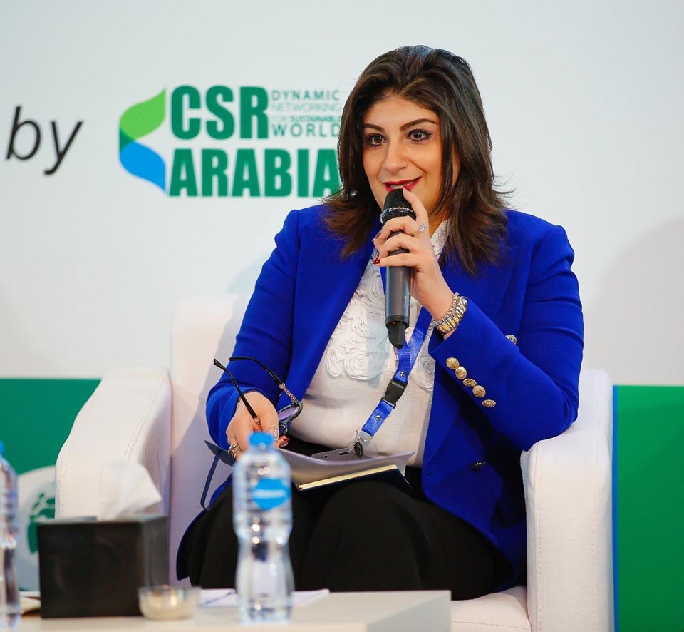 كورين شنودة سفيرة النوايا الحسنة والرئيس التنفيذي لمؤسسة البورصة المصرية للتنمية المستدامة