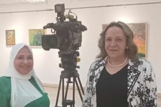 تم افتتاح معرض الفن التشكيلي للفنانة عبير الغنيمي بمتحف محمود مختار