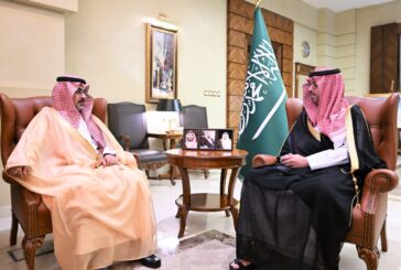 محافظ جدة يستقبل مدير عام البريد السعودي 
